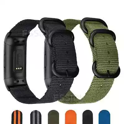 Sports Nylon Loop Strap For Fitbit Charge 6 5 4 3 2 Watch Band Charge6 Bracelet • $10.54
