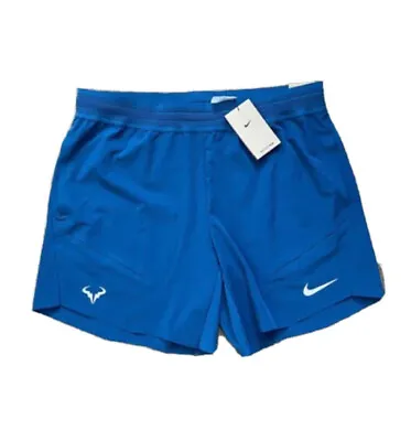 Nike 2XL Court  Nadal Advantage Rafa 7” Tennis Shorts Court Blue Men’DD8543-476 • $72