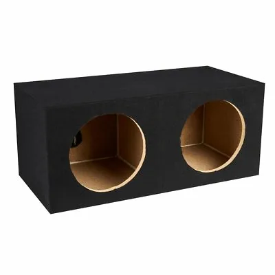 NVX XMDFS102 Sealed MDF Dual 10  Subwoofer Enclosure Box • $99.99