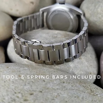 316L Steel Luxury Watch Bracelet Strap | For Tudor Rolex Omega | 18 20 22 24mm • £19.95