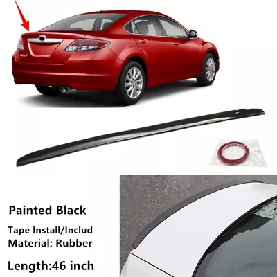 46in Universal For Mazda 6 2009-2013 Sedan Rear Tail Trunk Lip Spoiler Wing • $35.99