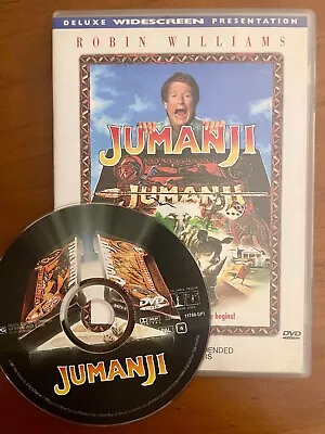 JUMANJI - Robin Williams 1995 Deluxe Widescreen Presentation  Free Post  R4 • $5.50