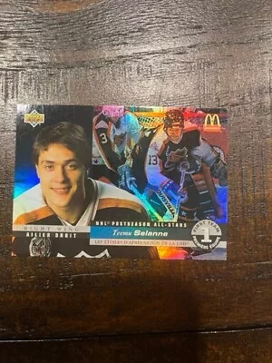 1993-94 Teemu Selanne Upper Deck McDonald's All  Star Hockey Card - #McH-02 • $2.45