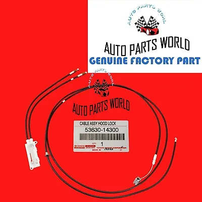 Genuine Oem Toyota 93-98 Supra Jza80 Hood Lock Control Cable Assy 53630-14300 • $44.69