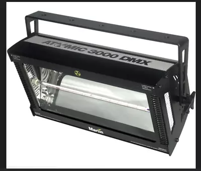 Martin Atomic 3000 DMX Strobe Light 5600K Color Temperature-Extra Value Lamp In. • $175