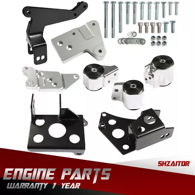 Engine Mount Bracket Kit For K-Swap EK Chassis Civic K20 K24 K-Series 1996-2000 • $95.46