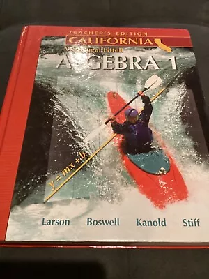 Algebra 1 California: Teacher's Edition 2007 By MCDOUGAL LITTELL • $30