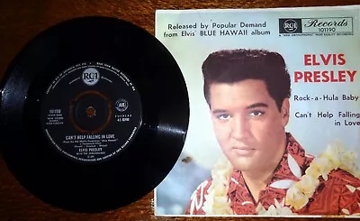 Elvis Presley Cant Help Falling In Love Single • $15