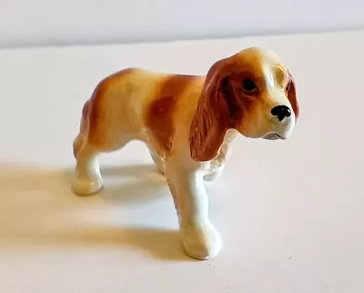 Vintage Hagen-Renaker Porcelain King Charles Spaniel Dog Figurine #3391 Hand D • $29.99