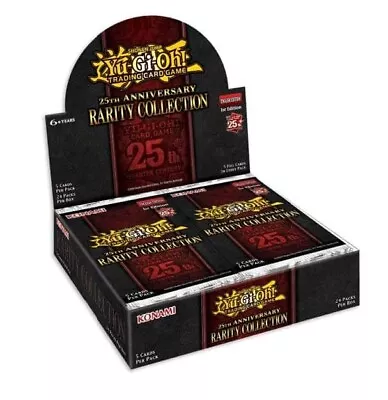 Yugioh 25th Anniversary Rarity Collection 1st Edition Booster Box (24 Packs) • $214.95