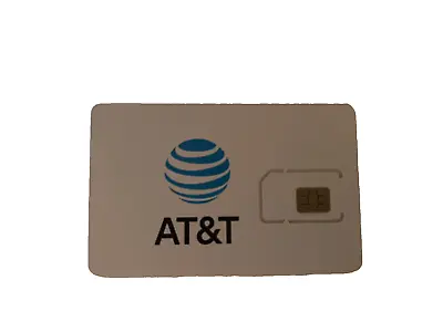 AT&T 5G TRIPLE CUT SIM Card (Mini Micro Nano) • $3.99