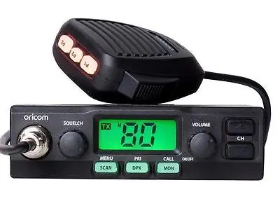 Oricom  Uhf028 Uhf Radio 80 Channel 5 Watt Invehicle Radio Truck Cars 4wd • $178.88