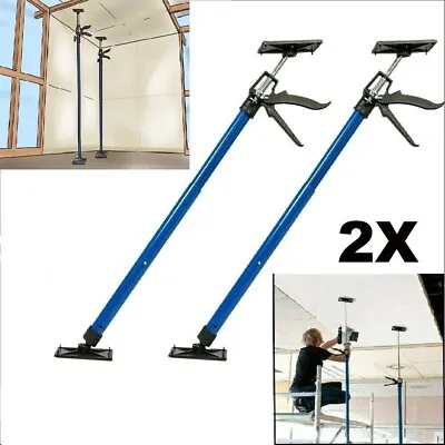 2x Adjustable Drywall Plasterboard Builder Ceiling Support Props 115-290cm. • £41.65