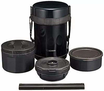 Zojirushi Stainless Thermos Food Jar Lunch Box Navy Black SL-GG18-BD • $187.79