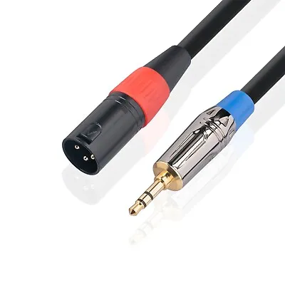 3.5mm To XLR 3Pin Male Balanced Cable 1/8 Male TRS Converter Stereo Adapter Cord • $13.99