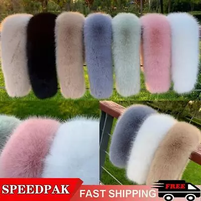 Womens Faux Fur Scarf Long Soft Collar Shawl Wrap Furry Fluffy Stole  Sale • $8.84