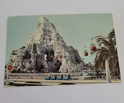 Vintage 1970 Disneyland Postcard Matterhorn Mountain Anaheim California • $4.25