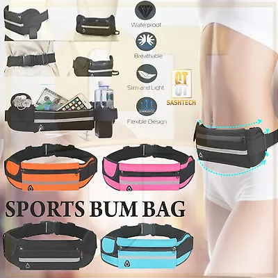 £3.49 • Buy  Running Bum Bag Men Women Sport Jogging Mobile Travel Pouch Waist Holder Belt 