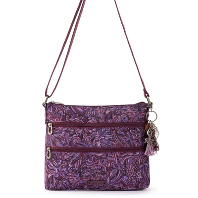 Sakroots Basic Crossbody Bag Violet Treehouse NWT Free Shipping • $79.48