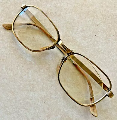 Vintage AMOR France 20mm Gold Filled Eyeglasses Signed • $24.95