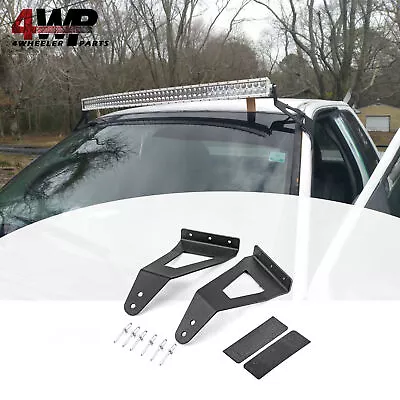 Windshield 52  Curved LED Light Bar Mounting Bracket Kit For 2004-2018 Ford F150 • $23.99