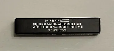 MAC Liquidlast 24-Hour Waterproof Liquid Eyeliner 2.5ml - Point Black *NEW* • £13.95