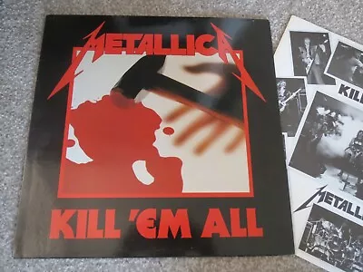 Metallica -kill'em All- Awesome Mega Rare First Press Lp Vinyl Music For Nations • £99.99