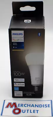 Philips Hue White Ambiance 100W A21 LED Smart Bulb Bluetooth • $9.99