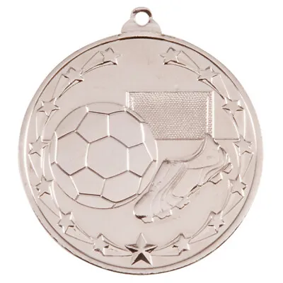 Starboot Football Medal Stamped Iron- FREE ENGRAVING RIBBON & UK P&P MM1022 • £3.25