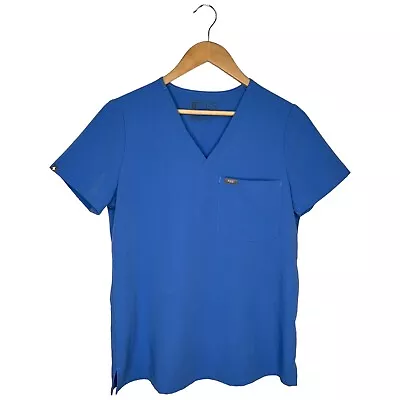 Figs Catarina Womens One Pocket Scrub Top Technical Collection Capri Blue S • $26.99