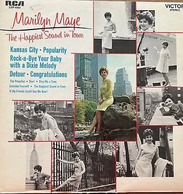 Marilyn Maye-The Happiest Sound In Town-Original RCA Victor 1968 Pop LP-Promo-NM • $9.99