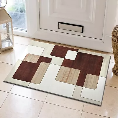 Non Slip Area Rug Hallway Bedroom Carpet Washable Rug Large Floor Mat Door Mats • £8.99