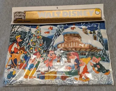 Vint Walt Disney  Gift Bag 16  X 12  Old World Black Forest Of West Germany NIP • $20