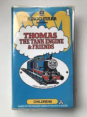 THOMAS THE TANK ENGINE AND FRIENDS VOL 1 NARATED BY RINGO STARR - VHS Clam 1987 • $49.95