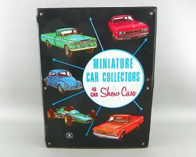 Vintage 1966 Mattel Miniature Car Collectors 48 Car Show Case Matchbox Hot Wheel • $19.97