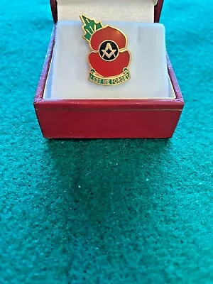 £6 • Buy Masonic Poppy Lapel Badge
