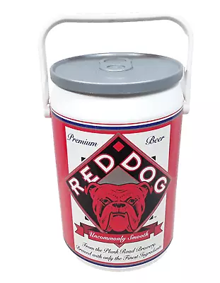 Vtg Kooler Kraft Red Dog Beer GIANT CAN Cooler Brewery Advertising 90s 1995 Bar • $54.95