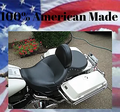 Harley Davidson Driver Backrest Road King Easy ON/OFF Adjustable F/B • $70.87