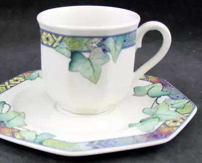 Villeroy & Boch PASADENA Demitasse Cup And Saucer Set GREAT CONDITION • $32.88