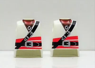 £1.21 • Buy 2 X Body White Sash Red Playmobil To Africa Sailor Guard Soldier Pirate KP35