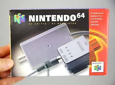 Nintendo 64 Rf Switch Rf Modulator *empty Box Only* Vintage 1996 • $16.24