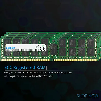 Dell R430 DDR4 ECC REG 2400T 2666V RAM: 8GB PC4 Memory 64GB - 192GB • £82