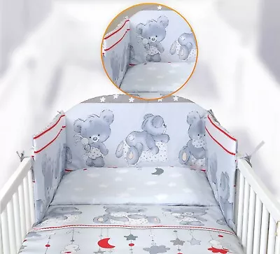 £37.99 • Buy PANDA - NURSERY- BABY BEDDING SET-BUMPER-PILLOW-QUILT COVERS Fit Cot/COT Bed