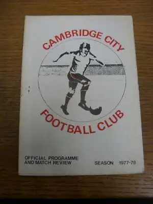 15/11/1977 Cambridge City V Ilford [FA Trophy] • £3.99