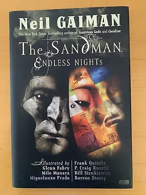 The Sandman: Endless Nights By Neil Gaiman Hardcover 1st Print Manara Free Ship! • $20