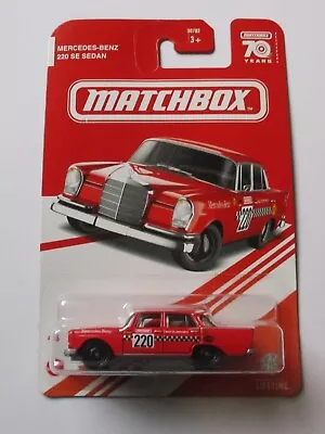 Matchbox Mercedes Benz 220 Se Sedan Target Red Edition • $1.49