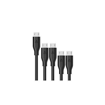 $51.95 • Buy Anker Cable Micro Usb To Usb Powerline 2x 30cm 2x 90cm 1x 1.8m *new #1* B8133011