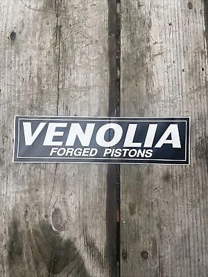 Vtg 80s 90s Venolia Pistons Racing Decal Sticker Street Outlaw NHRA Nascar 10” • $9.80