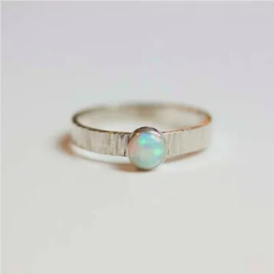 Opal Gemstone 925 Sterling Silver Ring Mother's Day Jewelry All Size EC-121 • $13.81