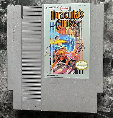 Castlevania 3 III: Dracula's Curse (Nintendo NES 1990) • $0.99